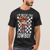 Ich bin mit dem Cowboy T-Shirt (Vorderseite)