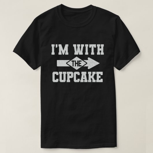 Ich bin mit dem Cupcake-Matching Halloween-Kostüm T-Shirt (Design vorne)
