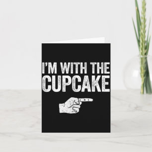 Ich bin mit dem Cupcake-Shirt passend zum Cupcake- Karte