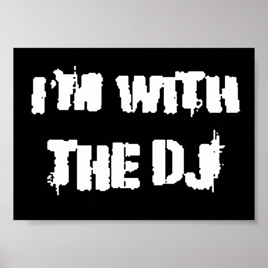 Ich bin mit dem DJ Poster (Vorne)