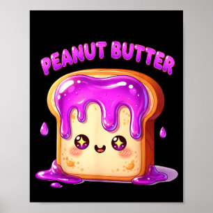 Ich bin mit dem Erdnussbutter lustigen passenden P Poster