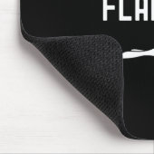 Ich bin mit dem Flamingo lustigen Halloween Spooky Mousepad (Ecke)