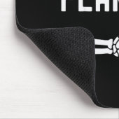 Ich bin mit dem Flamingo passende Paare Halloween  Mousepad (Ecke)