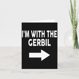 Ich bin mit dem Halloween-Gerbil von The Gerbil Karte
