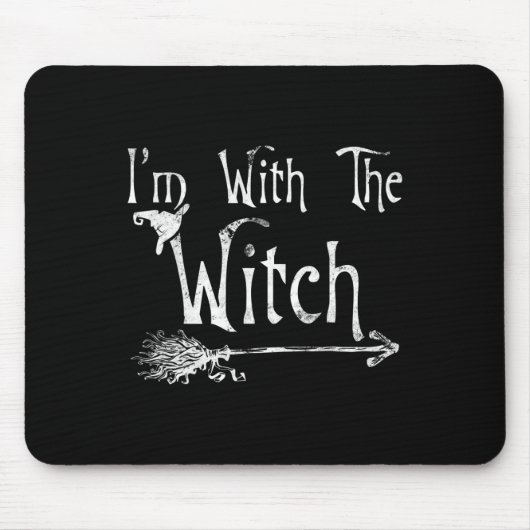 Ich bin mit dem Hexenfeuer Halloween Mousepad (Vorne)