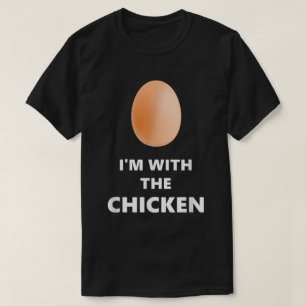 Ich bin mit dem Hühner-Witz-Ei-Shirt T-Shirt