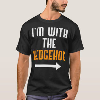 Ich bin mit dem Igel-Kostüm-Funny Halloween Coup T-Shirt