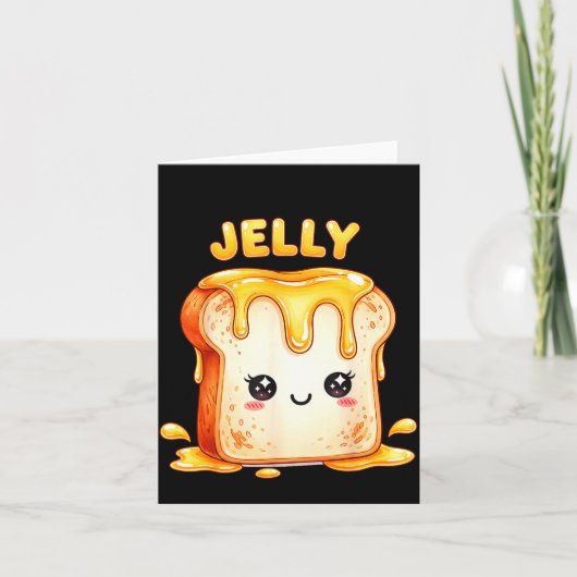 Ich bin mit dem Jelly Funny Matching Paaren Cute K Karte (Vorderseite)