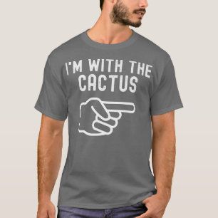 Ich bin mit dem Kactus Lustige Paare passendes Hal T-Shirt
