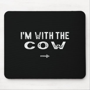 Ich bin mit dem Kuh-Kostüm passendes faules Hallow Mousepad