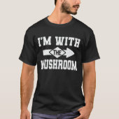 Ich bin mit dem Mushroom Funny Couple Halloween T-Shirt (Vorderseite)