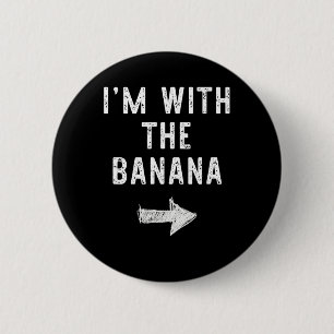 Ich bin mit dem Nana-Kostüm Halloween-Matching Cou Button