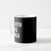 Ich bin mit dem Ninja Easy Halloween-Kostüm Kaffeetasse (Vorderseite Links)