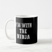 Ich bin mit dem Ninja Easy Halloween-Kostüm Kaffeetasse (Links)