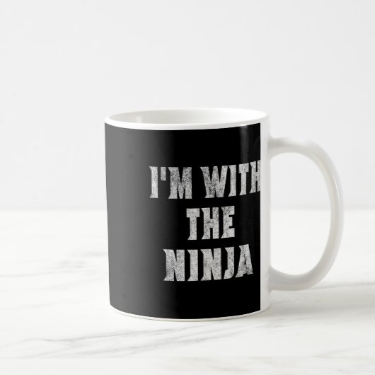 Ich bin mit dem Ninja Easy Halloween-Kostüm Kaffeetasse (Rechts)