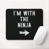 Ich bin mit dem Ninja Kostüm Halloween Matching Co Mousepad (Mit Mouse)