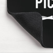 Ich bin mit dem Pickle Funny Halloween Pickle Skel Mousepad (Ecke)
