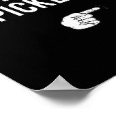 Ich bin mit dem Pickle Halloween Kostüm Party Matc Poster (Ecke)