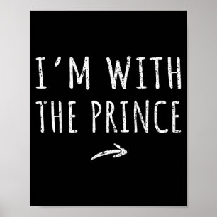 Ich bin mit dem Prinzen passendes faules Halloween Poster