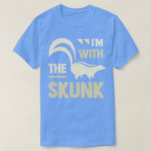 Ich bin mit dem Skunk T-Shirt (Design vorne)