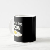 Ich bin mit dem Speck Eier Easy Halloween Matching Kaffeetasse (Vorderseite Links)