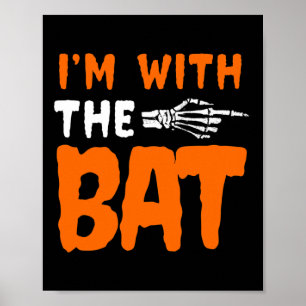 Ich bin mit dem T letzten Moment Halloween-Kostüm  Poster