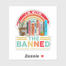 Ich bin mit dem verbotenen Aufkleber