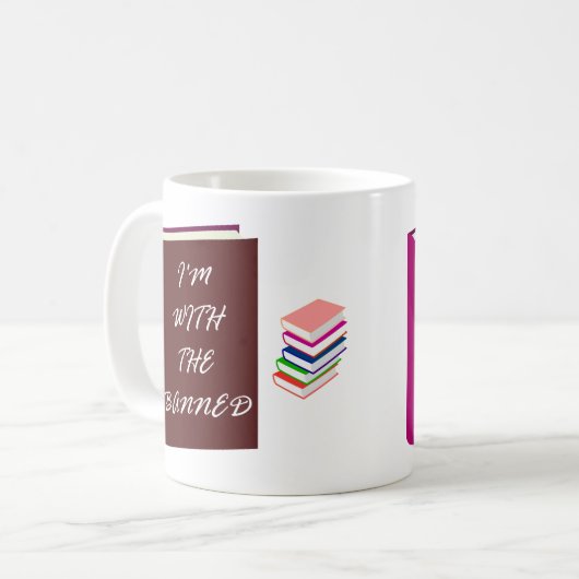 Ich bin mit dem Verbotenen Kaffeetasse (Vorderseite Links)