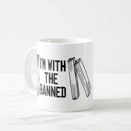 Ich bin mit dem Verbotenen Kaffeetasse (Vorderseite Links)