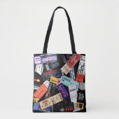 Ich bin mit dem Verbotenen Schwarz Tasche (Vorderseite)