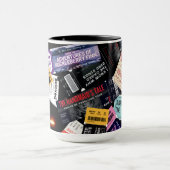 Ich bin mit dem Verbotenen Schwarz Tasse (Zentrum)
