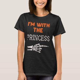 Ich bin mit den Prinzessinnen Halloween-Kostüm Tr T-Shirt