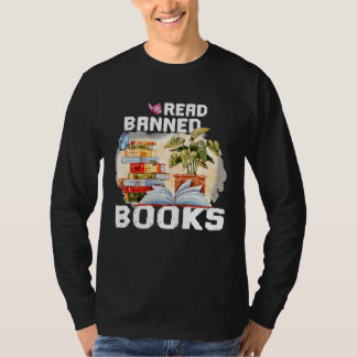 Ich bin mit den verbotenen Büchern. Ich lese verbo T-Shirt