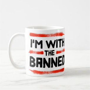 Ich bin mit den verbotenen Büchern Kaffeetasse