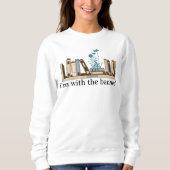 Ich bin mit den verbotenen Büchern lustig Sweatshirt (Vorderseite)