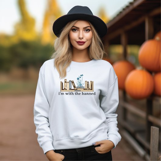 Ich bin mit den verbotenen Büchern lustig Sweatshirt