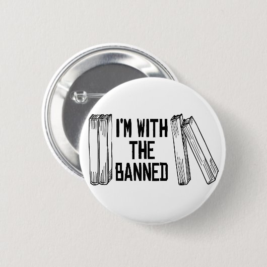 Ich bin mit den Verbotenen Button (Vorne & Hinten)