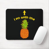 Ich bin mit der Ananas-Ananas-Ananas-Sängerin-Matc Mousepad (Mit Mouse)