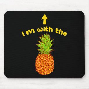 Ich bin mit der Ananas-Ananas-Ananas-Sängerin-Matc Mousepad