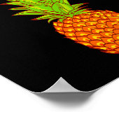 Ich bin mit der Ananas-Ananas-Ananas-Sängerin-Matc Poster (Ecke)