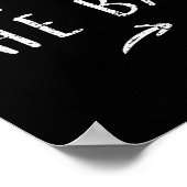 Ich bin mit der Fledermaus passendes faules Hallow Poster (Ecke)