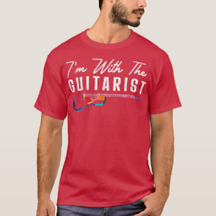 Ich bin mit der Gitarrist Girlfriend Gifts Guitar T-Shirt