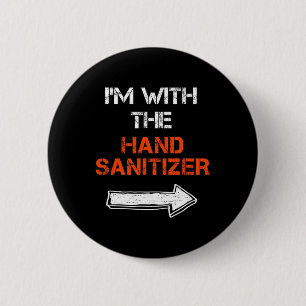 Ich bin mit der Hand Sanitisierer Last Minute Hall Button