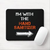 Ich bin mit der Hand Sanitisierer Last Minute Hall Mousepad (Mit Mouse)