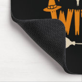 Ich bin mit der Hexe Lustiger Ehemann Halloween-Ko Mousepad (Ecke)
