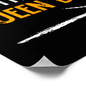 Ich bin mit der Queen Bee Costume Halloween Ma Poster (Ecke)