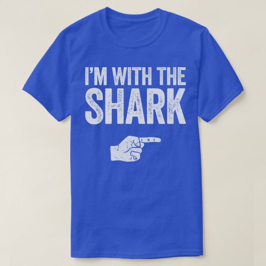 Ich bin mit der Shark-Matching-Shark-Kostüme T-Shirt (Design vorne)