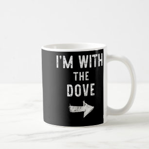 Ich bin mit der Taube Lustiges Halloween-Paar Kost Kaffeetasse