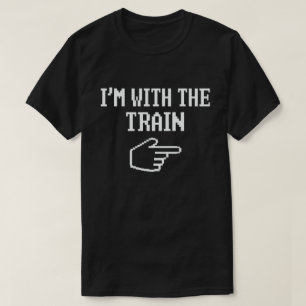 Ich bin mit der Train-Matching Halloween-Kostüm T-Shirt