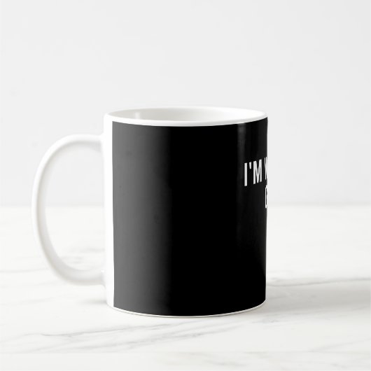 Ich bin mit der Ziegenkostümparty-Ziege Kaffeetasse (Links)